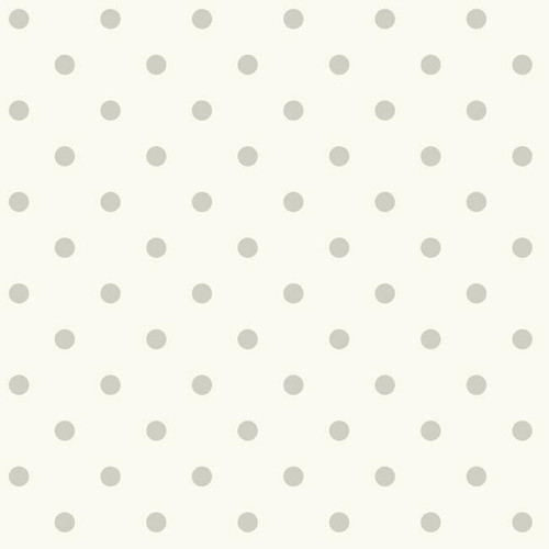 PSW1177RL Dots on Dots Cream Gray Geometrics Theme Wallpaper from York Premium Peel & Stick Magnolia Home Made in United States