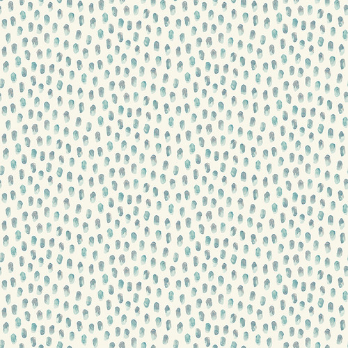 4071-71061 Sand Drips Painted Dots Aqua Blue Abstract Theme Prepasted Sure Strip Wallpaper from Blue Heron by Chesapeake Made in United States