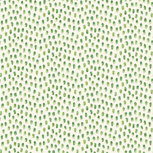4071-71062 Sand Drips Painted Dots Green Abstract Theme Prepasted Sure Strip Wallpaper from Blue Heron by Chesapeake Made in United States