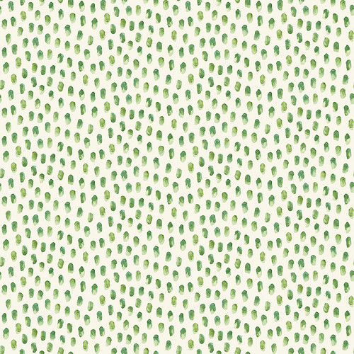 4071-71062 Sand Drips Painted Dots Green Abstract Theme Prepasted Sure Strip Wallpaper from Blue Heron by Chesapeake Made in United States