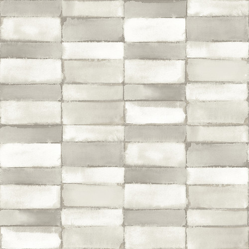 4074-26645 Braden Tile Silver Gray Graphics Theme Unpasted Non Woven Wallpaper from Georgia by A-Street Prints Made in Great Britain