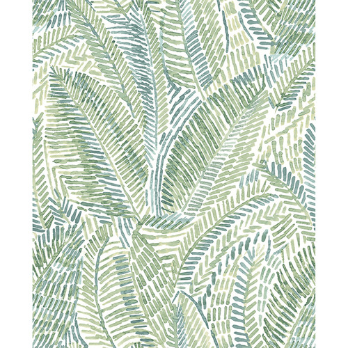 4121-26953 Fildia Botanical Green Abstract Theme Non Woven Wallpaper from Mylos by A-Street Prints Made in Great Britain