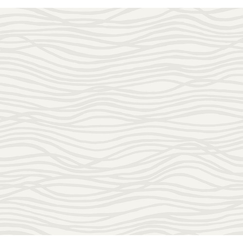 4121-72205 Galyn Pearlescent Wave Dove Gray Abstract Theme Non Woven Wallpaper from Mylos by A-Street Prints Made in United States