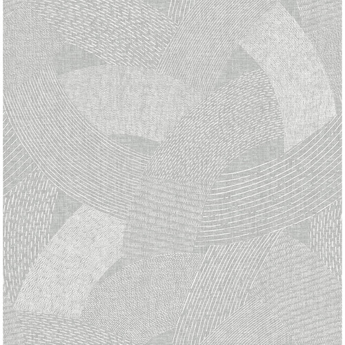 4121-26936 Tania Woven Abstract Gray Off White Abstract Theme Non Woven Wallpaper from Mylos by A-Street Prints Made in Great Britain