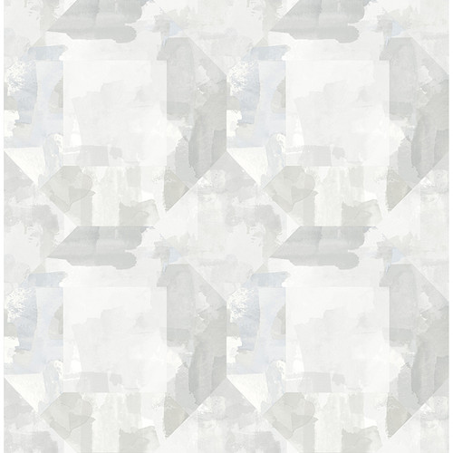4121-26944 Perrin Gem Geometric Light Gray Graphics Theme Non Woven Wallpaper from Mylos by A-Street Prints Made in Great Britain