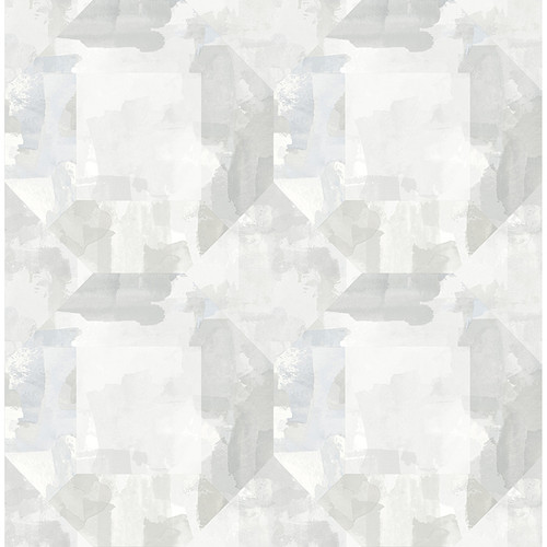 4121-26944 Perrin Gem Geometric Light Gray Graphics Theme Non Woven Wallpaper from Mylos by A-Street Prints Made in Great Britain