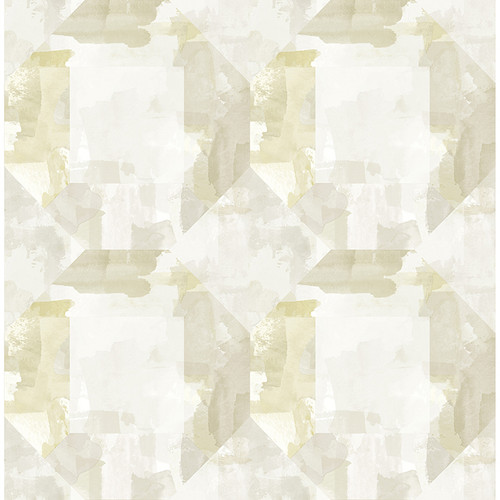 4121-26948 Perrin Gem Geometric Olive Neutral Graphics Theme Non Woven Wallpaper from Mylos by A-Street Prints Made in Great Britain