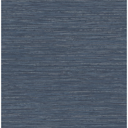 4125-26712 Alton Faux Grasscloth Indigo Blue Graphics Theme Unpasted Non Woven Wallpaper from Fusion by A-Street Prints Made in Great Britain