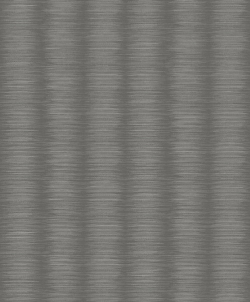 UK10721 Ombre Stripe Charcoal Stripe Theme Nonwoven Unpasted Wallpaper Black & White Collection Made in Netherlands