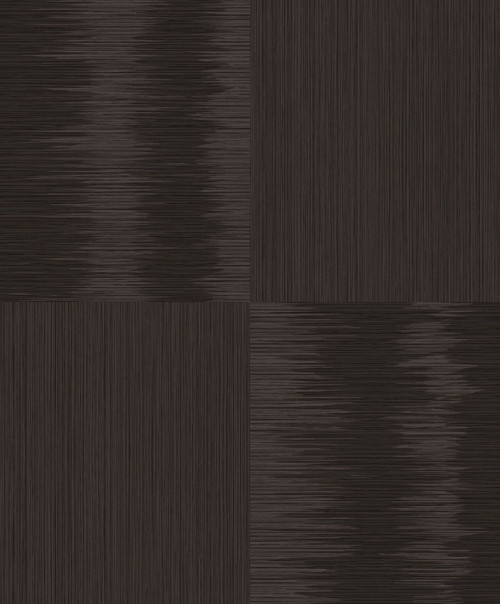 ZN51500 Line Patchwork Ebony Geometric Theme Nonwoven Unpasted Wallpaper Black & White Collection Made in Netherlands