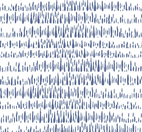 LW51802 Brush Marks Navy and White Abstract Theme Heavyweight Uncoated Paper (FSC) Unpasted Wallpaper Living with Art Collection Made in United States