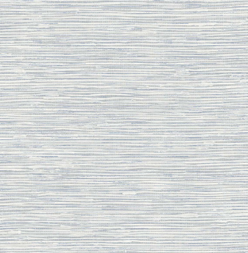 PR12308 Southport Faux Grasscloth Prepasted Dove Grey & Bluestone Grasscloth Theme Prepasted Paper (Coated) Prepasted Wallpaper Prepasted Online Collection Made in United States