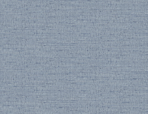 LN41302 Kaya Faux Paperweave Coastal Blue Faux Grasscloth Theme 20 oz. Type II Vinyl Unpasted Wallpaper Coastal Haven Collection Made in United States