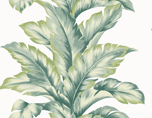 LN40604 Banana Springs  Rivercrest Botanical Theme 20 oz. Type II Vinyl Unpasted Wallpaper Coastal Haven Collection Made in United States