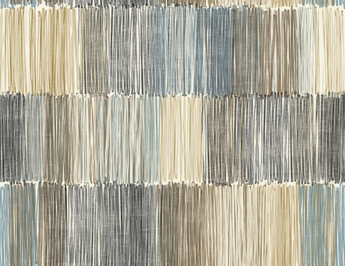 LN40306 Arielle Abstract Stripe Cabana Stripe Theme 20 oz. Type II Vinyl Unpasted Wallpaper Coastal Haven Collection Made in United States
