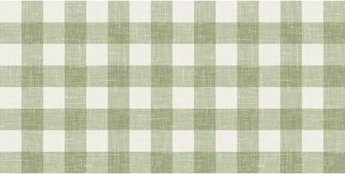 FC62904F Bebe Linen Fabric Herb Plaid Theme Cotton Linen Blend Unpasted Wallpaper French Country Collection Made in United States