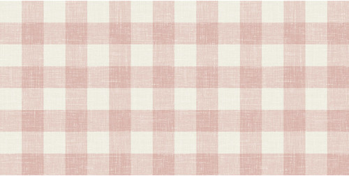 FC62901F Bebe Linen Fabric Rustic Rouge Plaid Theme Cotton Linen Blend Unpasted Wallpaper French Country Collection Made in United States