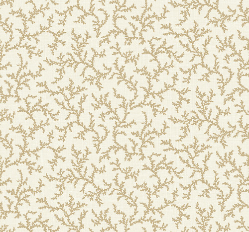 FC62106 Corail Driftwood Botanical Theme Nonwoven Unpasted Wallpaper French Country Collection Made in United States