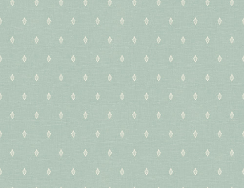 FC60612 Petite Feuille Sprig Minty Meadow Floral Theme Nonwoven Unpasted Wallpaper French Country Collection Made in United States