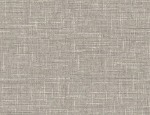 TG60144 Grasmere Weave Oyster Faux Linen Theme Type II Vinyl Unpasted Wallpaper Tedlar Textures Collection Made in United States