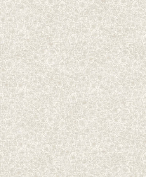 EW10705 Windham Shells South Sea Pearl Abstract Theme Nonwoven Unpasted Wallpaper White Heron Collection Made in Netherlands