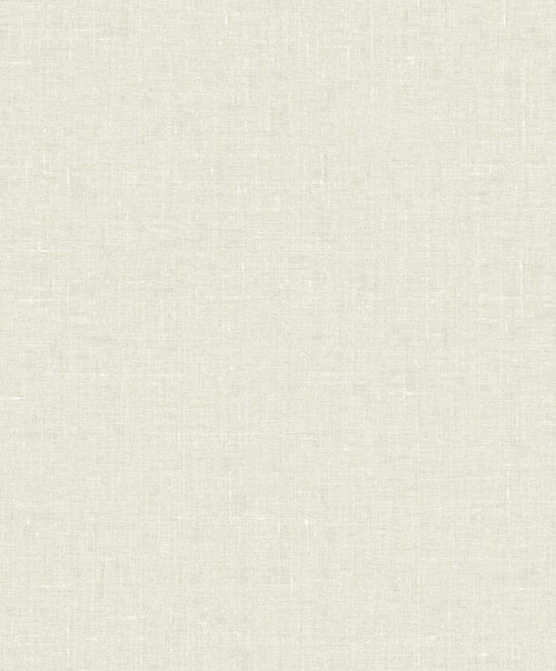 EW10114 Abington Faux Linen Tan Linen Theme Nonwoven Unpasted Wallpaper White Heron Collection Made in Netherlands