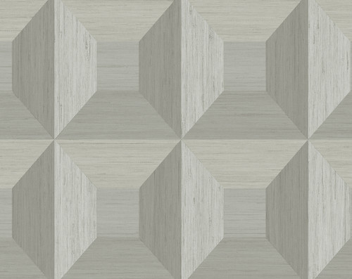 NW50308 Quadrant Geo Daydream Grey Geometric Theme Vinyl Self-Adhesive Wallpaper NextWall Peel & Stick Collection Made in United States