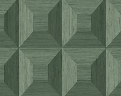 NW50304 Quadrant Geo Sage Green Geometric Theme Vinyl Self-Adhesive Wallpaper NextWall Peel & Stick Collection Made in United States
