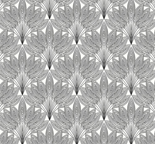 NW47300 Peacock Leaves Ebony Botanical Theme Vinyl Self-Adhesive Wallpaper NextWall Peel & Stick Collection Made in United States