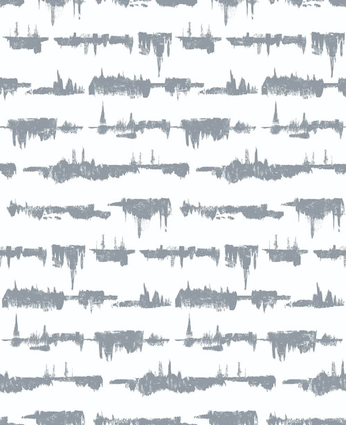 NW37108 Lifeline Cove Gray Abstract Theme Vinyl Self-Adhesive Wallpaper NextWall Peel & Stick Collection Made in United States