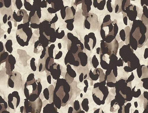 HG11405 Leopard Print Kirsea Taupe Animal Print Theme Vinyl Self-Adhesive Wallpaper Harry & Grace Peel and Stick Collection Made in United States