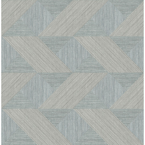 4141-27136 Presley Tessellation Slate Blue Masculine Style Non Woven Unpasted Wallpaper from Solace by A-Street Prints Made in Great Britain