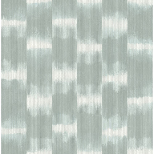 4141-27116 Baldwin Shibori Stripe Teal Blue Modern Style Non Woven Unpasted Wallpaper from Solace by A-Street Prints Made in Great Britain