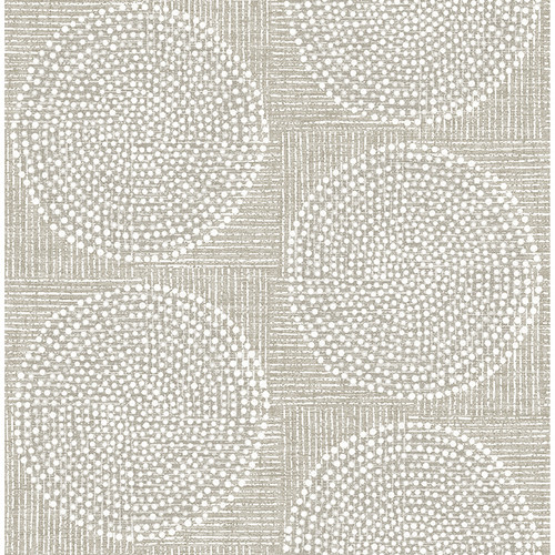 4141-27120 Salma Medallion Beige Neutral Bohemian Style Non Woven Unpasted Wallpaper from Solace by A-Street Prints Made in Great Britain