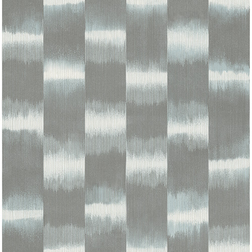 4141-27115 Baldwin Shibori Stripe Slate Gray Modern Style Non Woven Unpasted Wallpaper from Solace by A-Street Prints Made in Great Britain