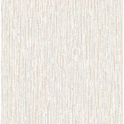 4141-27157 Corliss Beaded Strands Blush Pink Modern Style Non Woven Unpasted Wallpaper from Solace by A-Street Prints Made in Great Britain