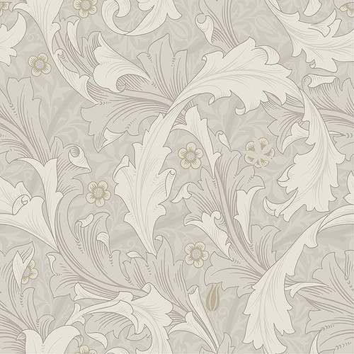 4153-82011 Granville Off White Leafy Vine Non Woven Unpasted Wallpaper from Hidden Treasures by A-Street Prints Made in Sweden
