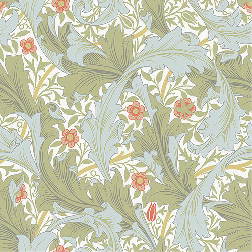 4153-82012 Granville Olive Green Leafy Vine Non Woven Unpasted Wallpaper from Hidden Treasures by A-Street Prints Made in Sweden