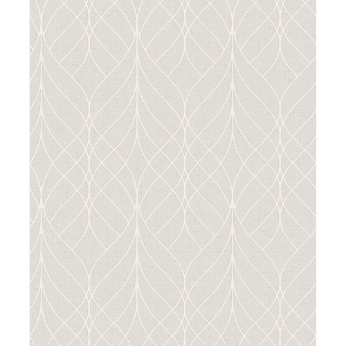 2980-M41907 Hartley Mauve Geo Traditional Style Unpasted Non Woven Wallpaper from Splash by Advantage Made in France