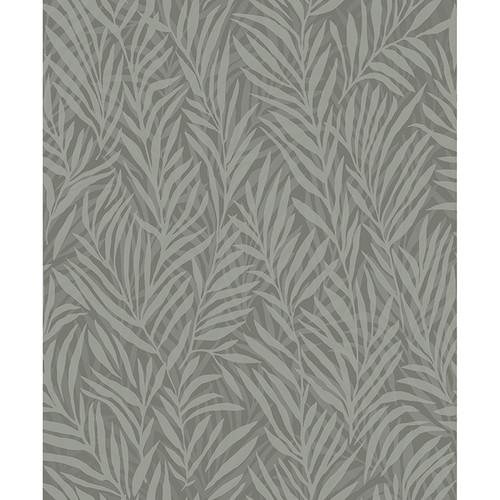 2980-M52504 Holzer Dark Green Fern Traditional Style Unpasted Non Woven Wallpaper from Splash by Advantage Made in France