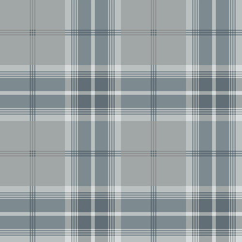 2980-92120 Sala Blue Plaid Farmhouse Style Unpasted Non Woven Wallpaper from Splash by Advantage Made in Sweden