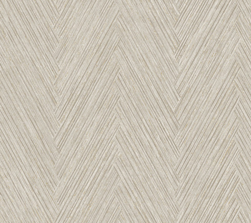FM1056 Thatched Chevron Linen Brown Gray Non Woven Texture Style Wallpaper from Formations