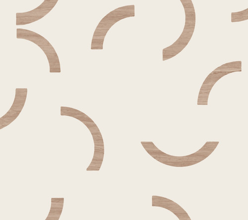 FM1024 Lunula Clay Brown Off White Non Woven Texture Style Wallpaper from Formations