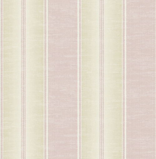 Summer Stripe Wallpaper in Rosy RV20201 from Wallquest