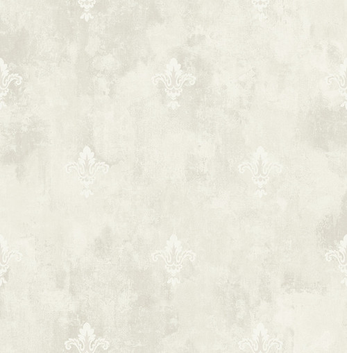 Antique Fleur Wallpaper in Clouded DV50708 from Wallquest