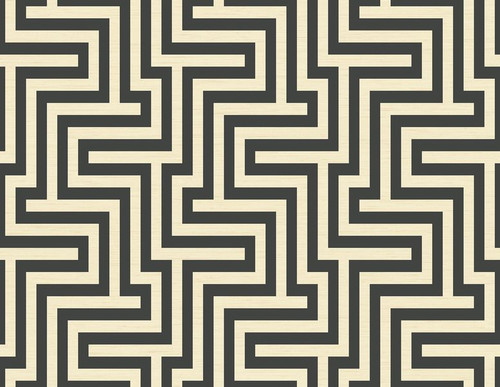 Seabrook in Black Off White TA20400 Wallpaper