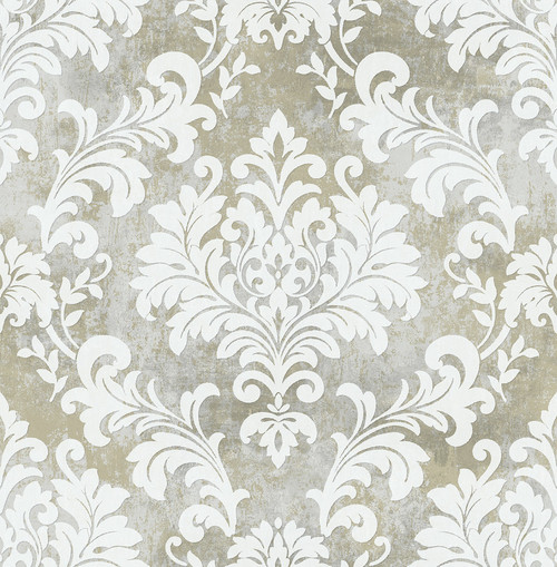 Persian Damask Wallpaper in Glitz RN72200 from Wallquest