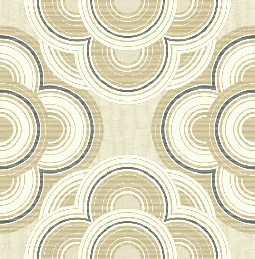Seabrook in Brown White RL60005 Wallpaper