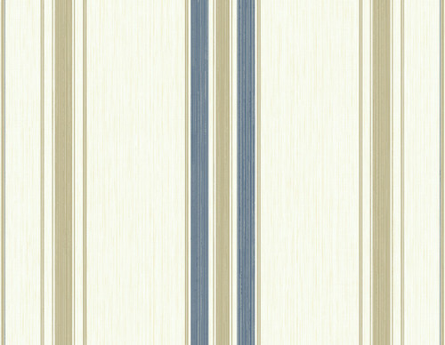 Velvet Stripe Wallpaper in Navy and Gold BM60802 from Wallquest