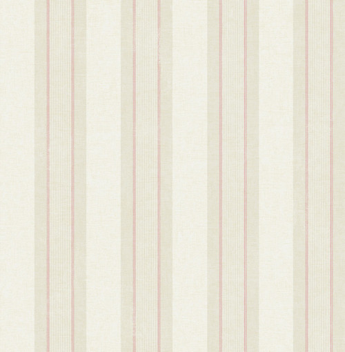 Candy Stripe Wallpaper in Rosy RV21201 from Wallquest